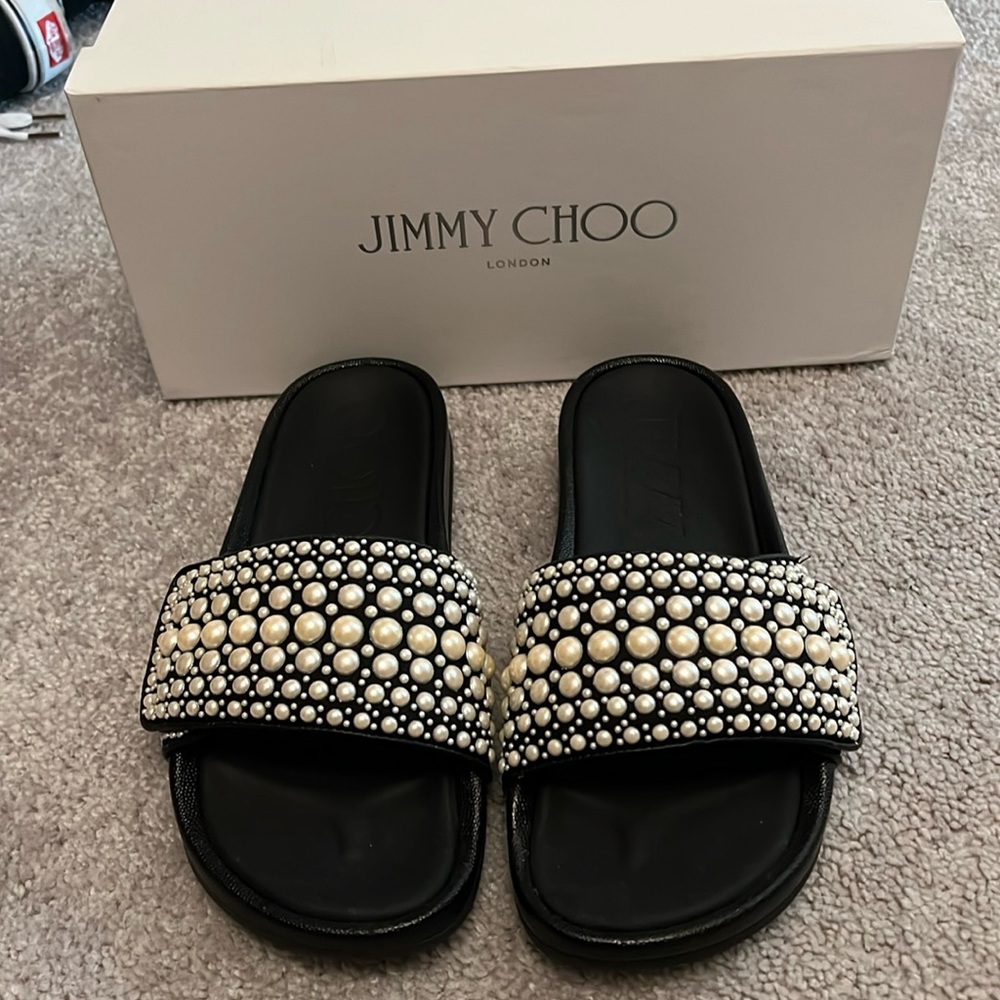 Jimmy Choo Pool Slides